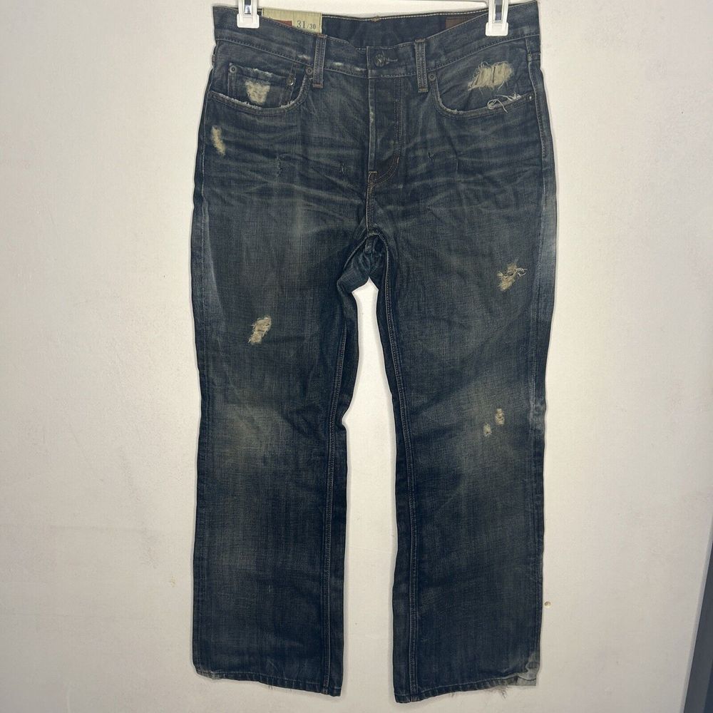 Vintage Gap 1969 Boot Fit Dark Wash Denim Jeans Size 31/30